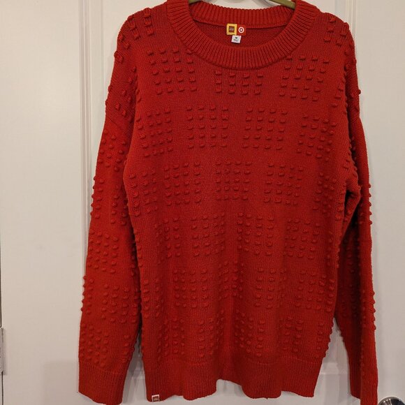 Lego x Target Men Textured Sweater Red M - Picture 1 of 7